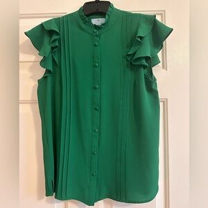 Beautiful green CeCe blouse. Size small